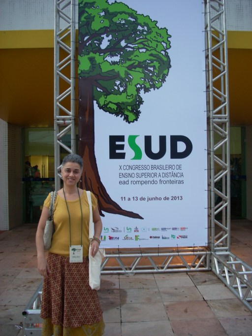 Profª Fátima Kzam no ESUD 2013 - Polo EAD de Nova Friburgo