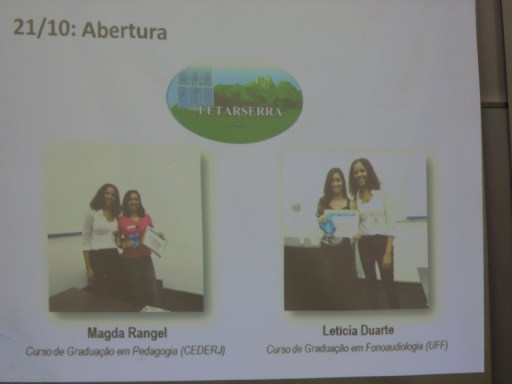 Vencedoras do concurso para escolha do logotipo do evento