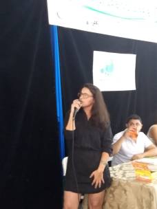 Foto 18: Palestrante Kelly Cristine. Créditos: Carolina Maciel Mattos.