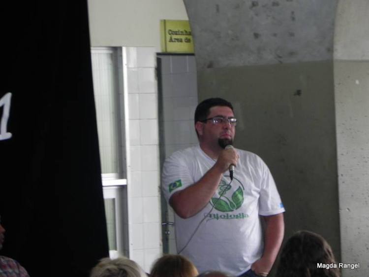 Zandonaid Bianquini, representante dos estudantes do Polo