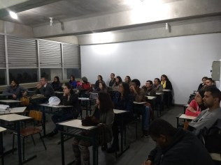 Figura 2: Participantes do primeiro dia da semana do Geógrafo.