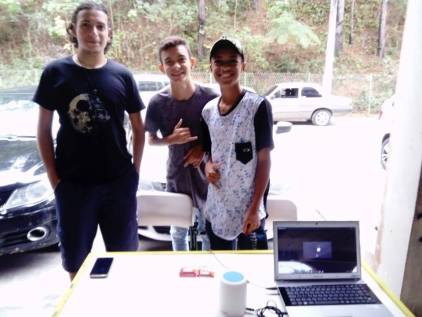 Figura 8: Alunos que participaram da feira de ciências. Créditos: Patrick Nunes Ferreira.