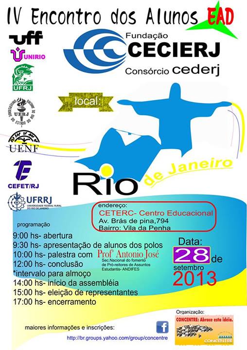 IV Encontro dos Alunos EAD CEDERJ