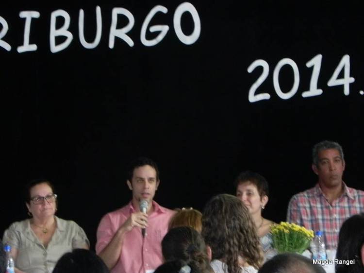 Professor Luís Maffei, representante do curso de Letras (UFF)