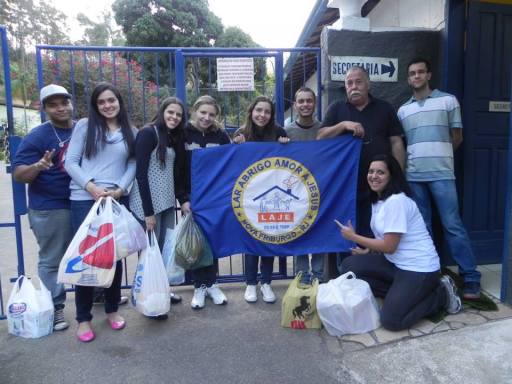 Lar Abrigo Amor a Jesus - Visita de alunos do Polo EAD de Nova Friburgo - 2