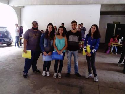 Figura 1: Alunos que participaram da feira de ciências. Créditos: Patrick Nunes Ferreira.