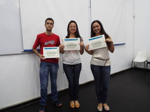 Premiados na categoria Extensão