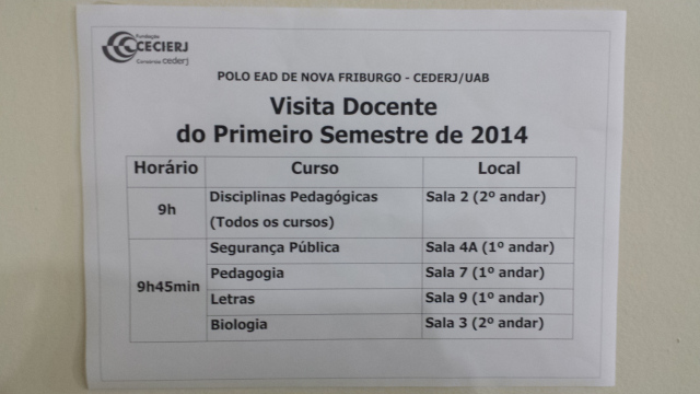 1° Visita Docente 2014